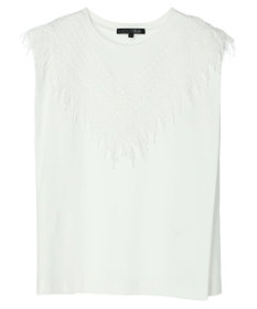 Green Parks ・ＳＵＧＡＲ　ＳＰＯＯＮ　フリンジフレンチＴシャツ