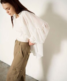 GRACE CONTINENTAL ドルマンボリュームシャツ