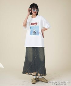 WEGO 【新柄追加/JAWS/ユニセックス着用ITEM/SMLサイズ展開】JAWSグラフィックT（S）