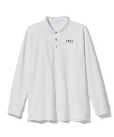 ZERO HALLIBURTON 【吸汗速乾・UVケア】鹿の子 ポロロングシャツ ZHG-A4A 1b 82851 ゴルフウェア