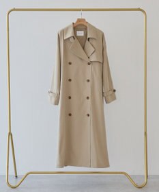 AMERICAN HOLIC 【先行予約】【花粉防止】ロングトレンチコート