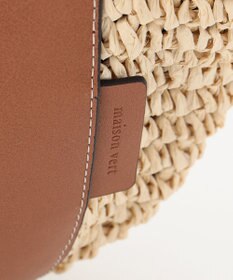 LA BAGAGERIE 【maison vert】 【ペーパー素材・多収納】ラウンド2WAYかごバッグ