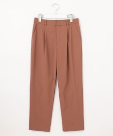 J.PRESS LADIES 【洗える】マイクロタイプライターストレッチ テーパード パンツ