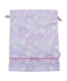 Mother garden マザーガーデン ユニコーン 巾着 《フラワー柄》  30cm×37cm
