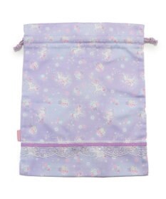 Mother garden マザーガーデン ユニコーン 巾着 《フラワー柄》  30cm×37cm