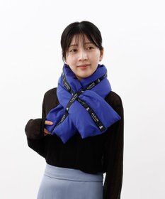 AURORA 【 LANVIN COLLECTION（ランバン コレクション） 】中綿リボン付マフラー(WASH)