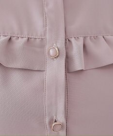 Tiaclasse L 【洗える】ケープ風フリルスリーブブラウス