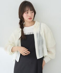 earth music&ecology マジョリカプリーツショートシャツ