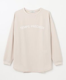 ANY ジョーゼットロゴプリントTシャツ