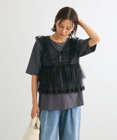 Green Parks ５分袖フロッキーロゴプリントＴＥＥ