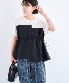 Green Parks ビスチェドッキングドロスト５分袖プルオーバー