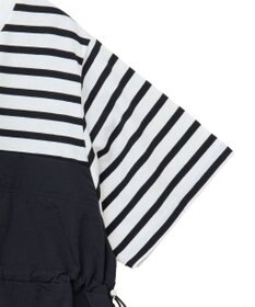 Green Parks ビスチェドッキングドロスト５分袖プルオーバー