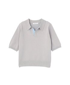 AMERICAN HOLIC 襟付き配色ニット