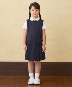 MIKI HOUSE HOT BISCUITS 【ミキハウス】【90-130cm】 天竺素材の半袖ブラウス