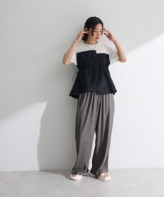 Green Parks ビスチェドッキングドロスト５分袖プルオーバー