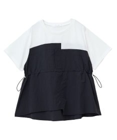 Green Parks ビスチェドッキングドロスト５分袖プルオーバー