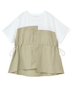 Green Parks ビスチェドッキングドロスト５分袖プルオーバー