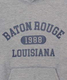 WEGO 【ユニセックス着用ITEM/裏起毛】カレッジロゴボアパーカー