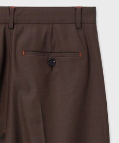Paul Smith シャンブレーカラー ワイドパンツ