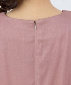 Tiaclasse L 【洗える】ナローフレアパフスリーブワンピース