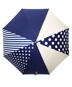 +RING 【UVカット95%以上】【UPF50＋】プラスリング 長傘60cm NVY/WHTT1269