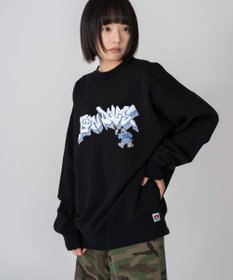 WEGO 【ユニセックス着用ITEM/MLサイズ展開】別注BENDAVISバブルロゴプルオーバー