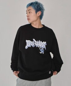 WEGO 【ユニセックス着用ITEM/MLサイズ展開】別注BENDAVISバブルロゴプルオーバー