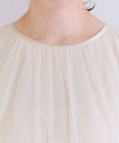 Tiaclasse 【洗える】チュールレースノースリーブトップス