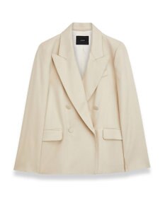 JOSEPH ビスコースツイル　ダブルブレステッドジャケット