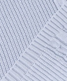 ANY SIS L 【洗える】スフレアランパターン ニット