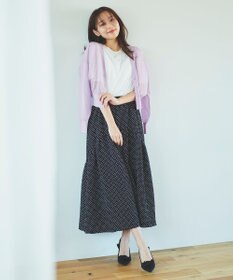 Feroux エンボスドット スカート