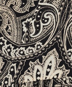 23区 【洗える】フレンチペイズリーデシン ティアードスカート