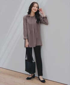 Tiaclasse 【安田美沙子さん着用・新色追加・日本製】すふれ起毛ストレートパンツ