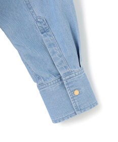 23区 S 【洗える】ライトダンガリー 2WAY シャツ