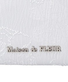 Maison de FLEUR ブルーマニアボリュームリボン２ＷａｙトートＳバッグ