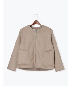 Te chichi リバーシブルファームートンブルゾン