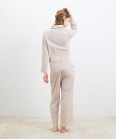 une nana cool 【綿100%】60/1 シルケットスムース 長袖開襟 MADE WITH LIBERTY FABRIC