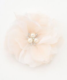 ANY パールフラワーコサージュ エクリュ