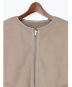 Te chichi リバーシブルファームートンブルゾン