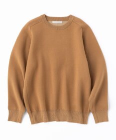 UNFILO MENS 【新色追加】スウェットライク クルーニット [24年秋冬商品]