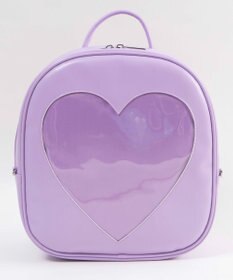 WEGO 【痛バ＆推し活グッズ】ハートウィンドウ痛リュック