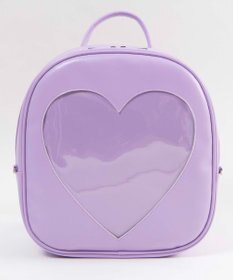 WEGO 【痛バ＆推し活グッズ】ハートウィンドウ痛リュック