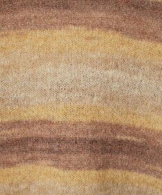 WEGO 段染めボーダーショートニット