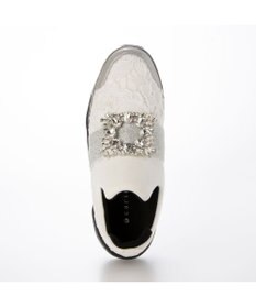 MODE ET JACOMO <carino>ビジューバックル厚底スニーカー