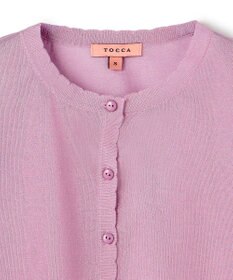 TOCCA 【星風まどかさん着用】SHEER JEWEL KNIT シアーニットカーディガン