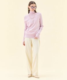 BEIGE， TERNES / 変形タックウールワイドパンツ