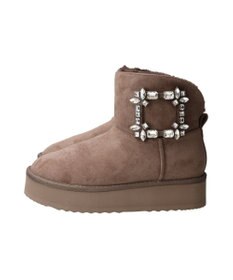 Bridget Birkin 【Bridget Birkin】バックルビジュームートンブーツ