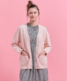 TOCCA 【chayさん着用】HEART HUG KNIT カーディガン ピンク系