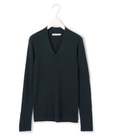 ICB 【新色追加・洗える】エクストラファインメリノ Vネックプルオーバー