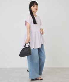AMERICAN HOLIC アシンメトリーペプラム ドッキングプルオーバー